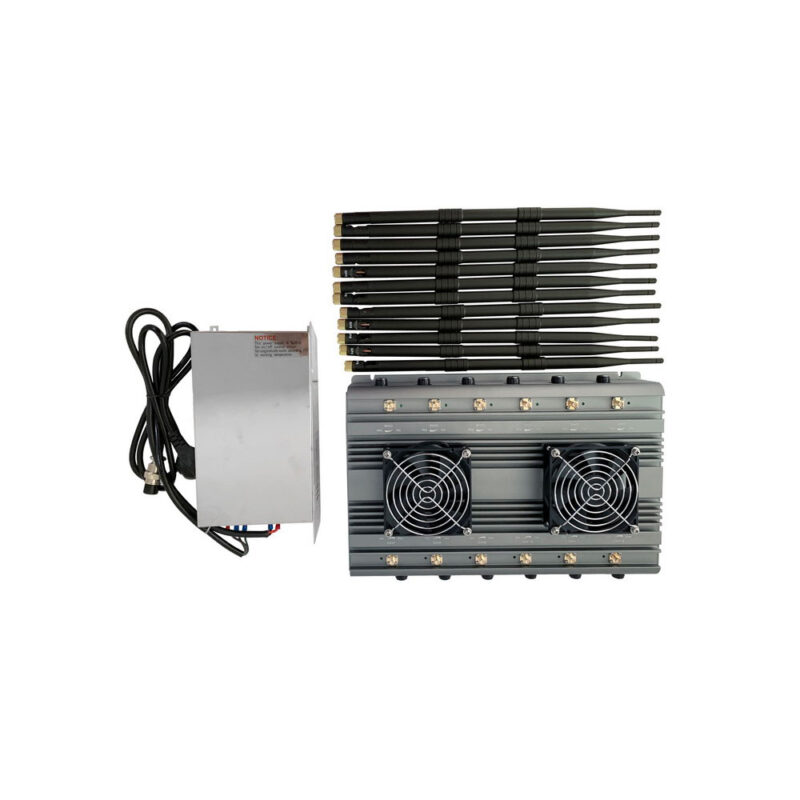 Techwise CPB-2612H-5G 12 Bands  5G Mobile Phone WiF GPS UHF VHF Jammer - 图片 3