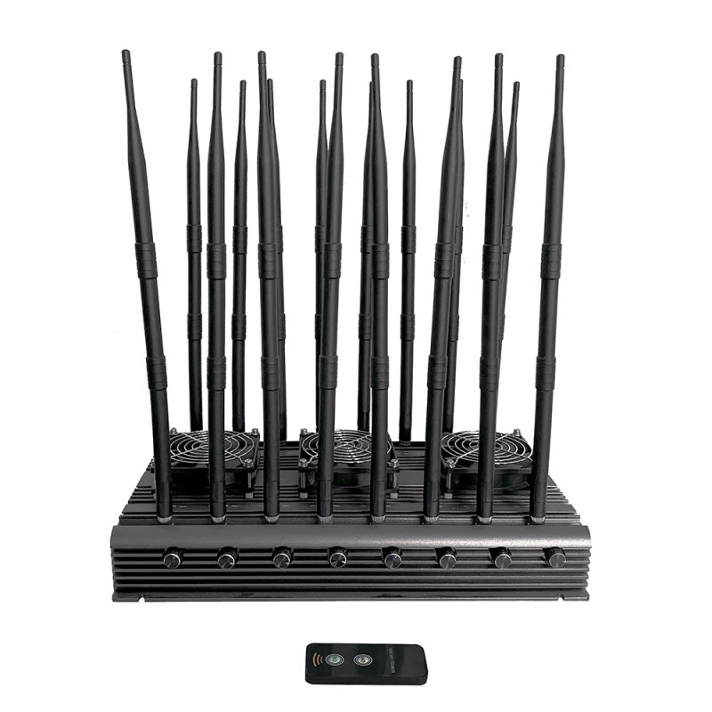 Techwise CPB-2616HB 16 Bands Bulit-in Battery 5G Mobile Phone WiF GPS UHF VHF Jammer