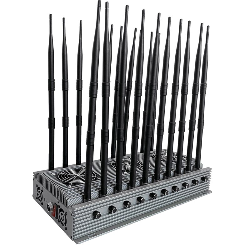 Techwise CPB-2620H 20 Bands 5G Mobile Phone WiF GPS UHF VHF Jammer - 图片 2