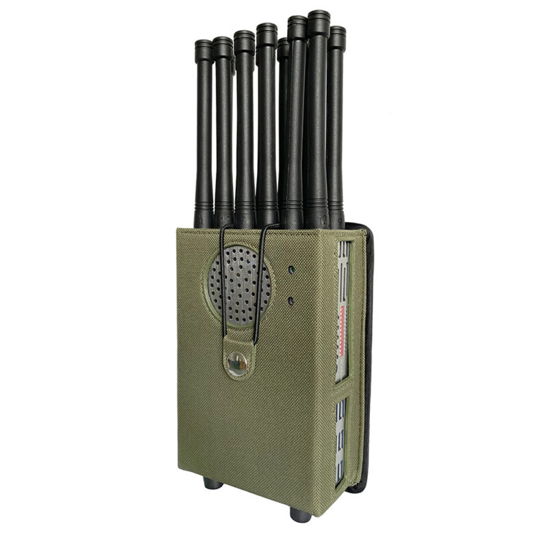 Techwise PCB-1012-5G5  New 12 Bands 12W Handheld 5G Mobile Phone WiF GPS Lojack Jammer - 图片 5