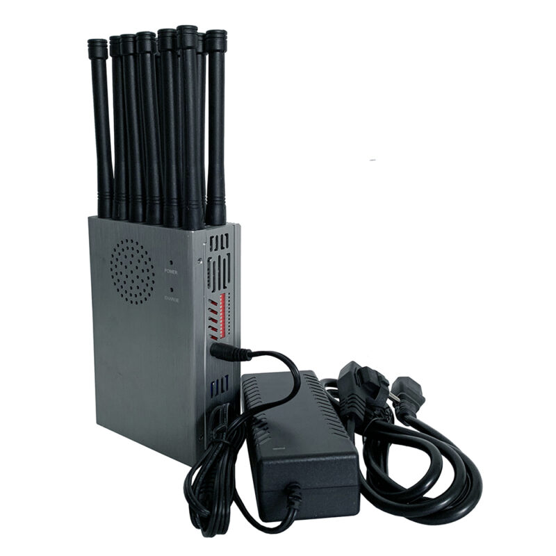 Techwise PCB-1012-5G5  New 12 Bands 12W Handheld 5G Mobile Phone WiF GPS Lojack Jammer - 图片 3