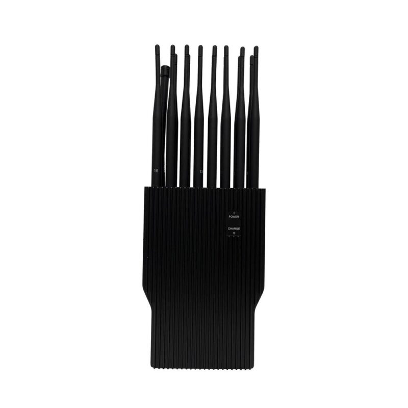 Techwise PCB-1016K  New 16 Bands 16W Handheld 5G Mobile Phone WiF GPS Lojack Jammer - 图片 5