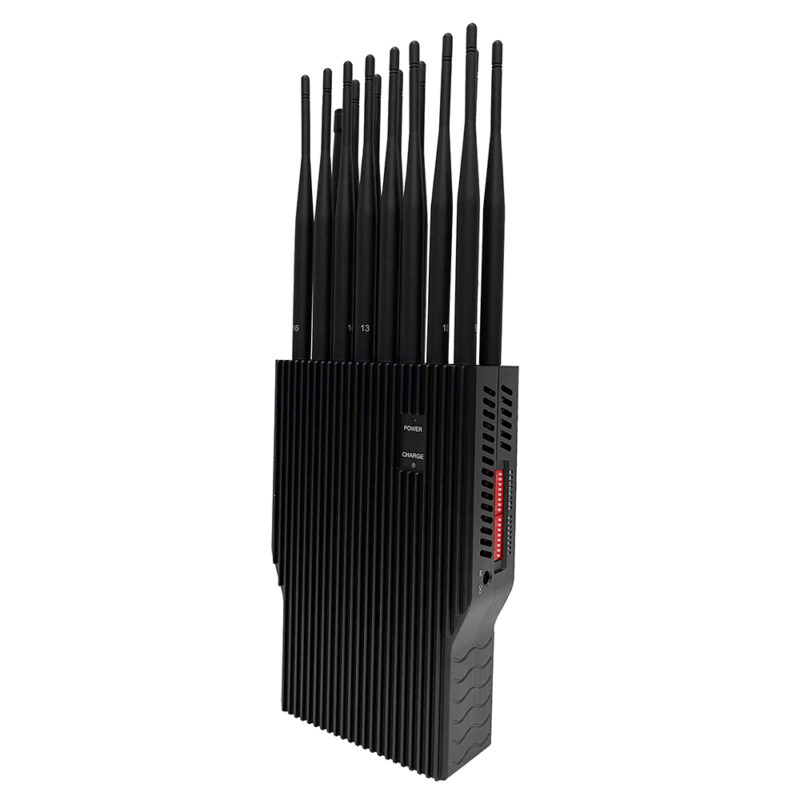 Techwise PCB-1016K  New 16 Bands 16W Handheld 5G Mobile Phone WiF GPS Lojack Jammer - 图片 4