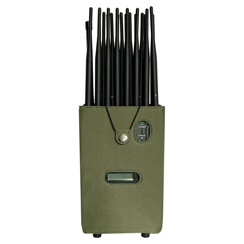 Techwise PCB-1021K  New 21 Bands 21W Handheld 5G Mobile Phone WiF GPS Lojack Jammer - 图片 4
