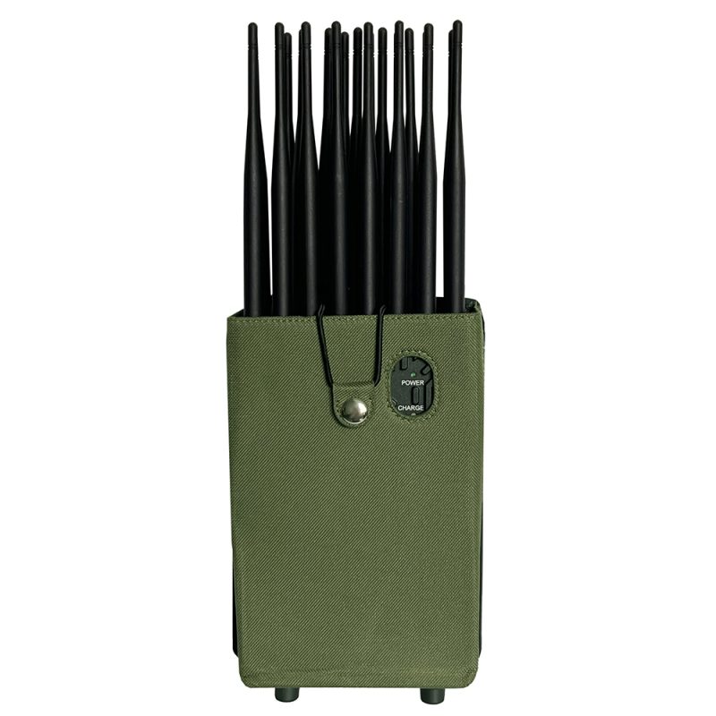Techwise PCB-1021  New 21 Bands 21W Handheld 5G Mobile Phone WiF GPS Lojack Jammer - 图片 4