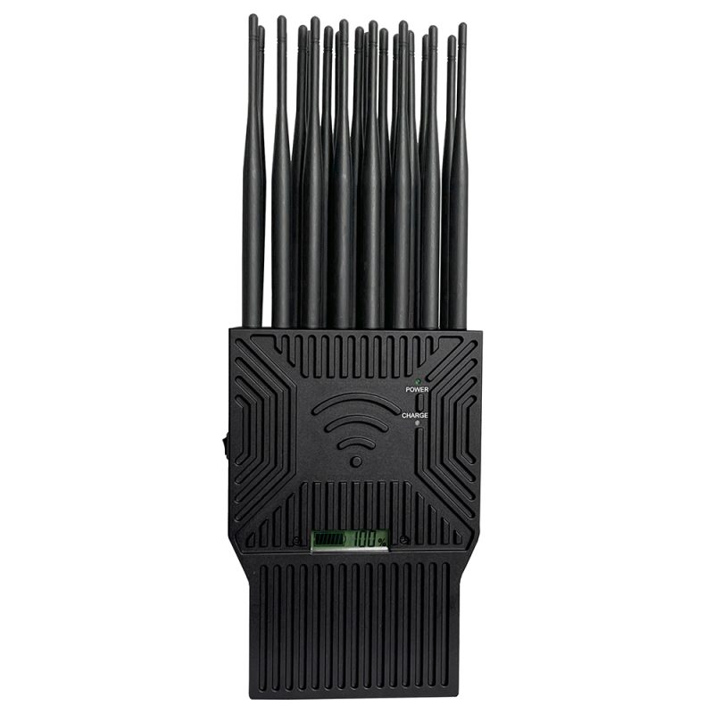 Techwise PCB-1021  New 21 Bands 21W Handheld 5G Mobile Phone WiF GPS Lojack Jammer - 图片 7