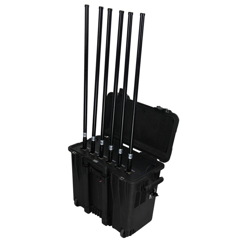 Techwise PCB-3086B 6 Bands Bulit-in Battery Mobile Phone Pelican Jammer - 图片 2