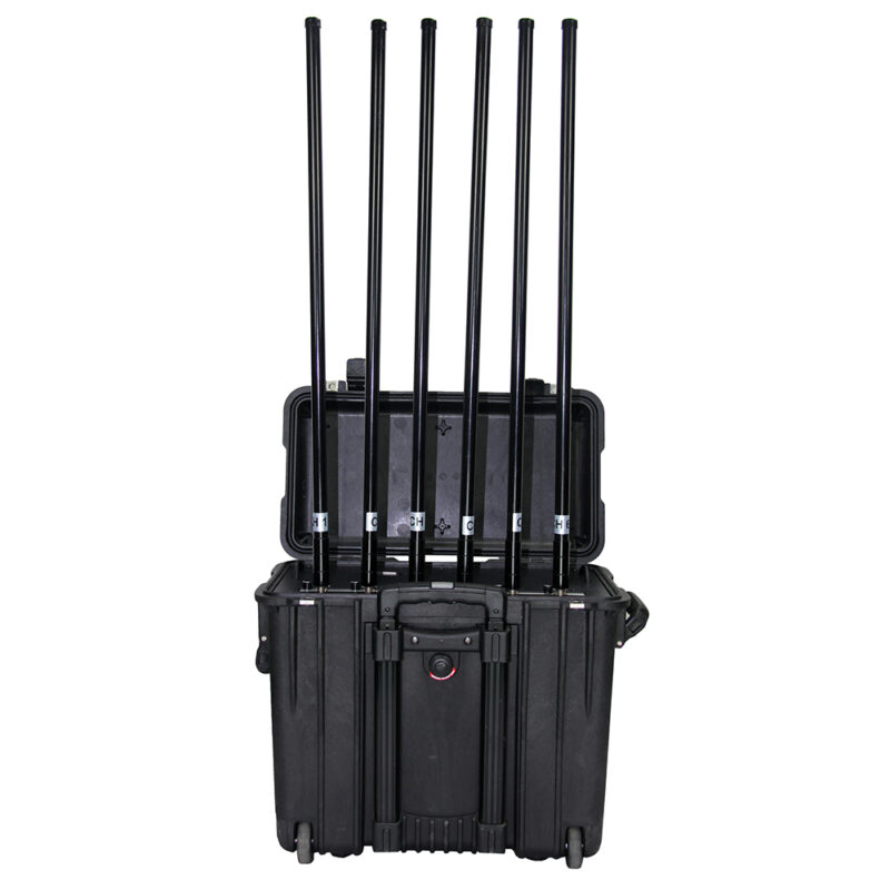 Techwise PCB-3086B 6 Bands Bulit-in Battery Mobile Phone Pelican Jammer