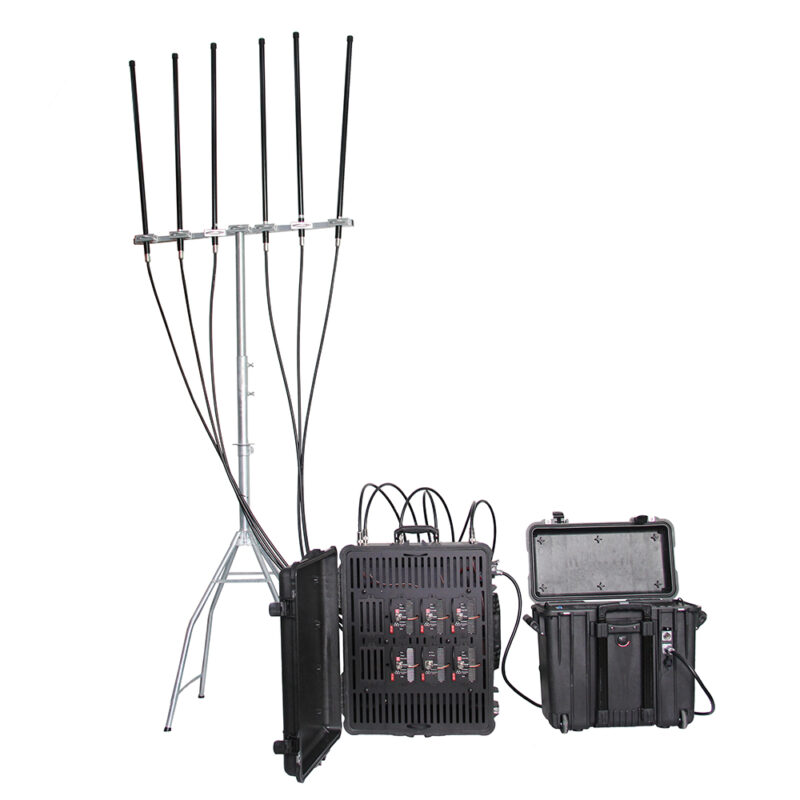Techwise PCB-3086B 6 Bands Bulit-in Battery Mobile Phone Pelican Jammer - 图片 4