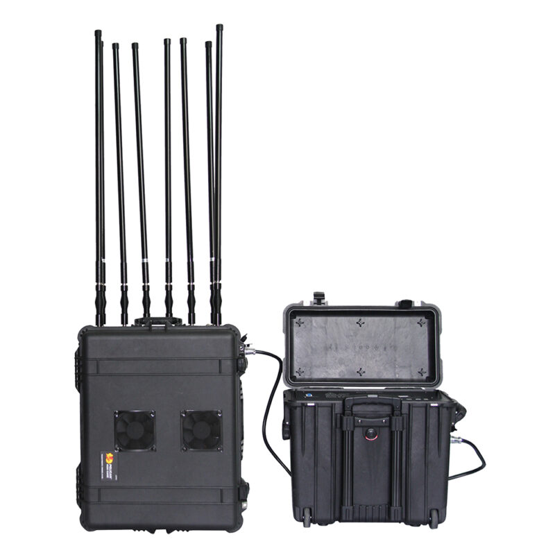 Techwise PCB-6068 8 Bands 800W Portable Mobile Phone Pelican Jammer Indonesia - 图片 3