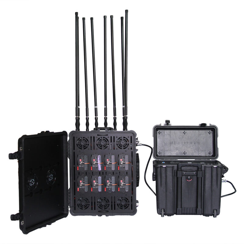 Techwise PCB-6068 8 Bands 800W Portable Mobile Phone Pelican Jammer Indonesia - 图片 4