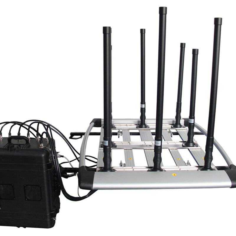 Techwise PCB-6068 8 Bands 800W Portable Mobile Phone Pelican Jammer Indonesia - 图片 6